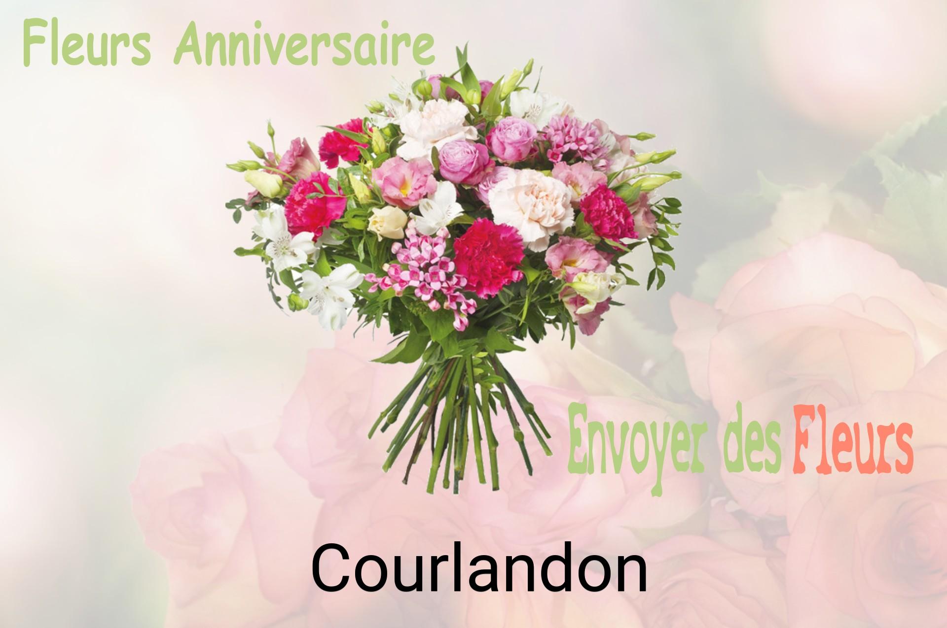 Bouquet de fleurs d’anniversaire livré à Courlandon